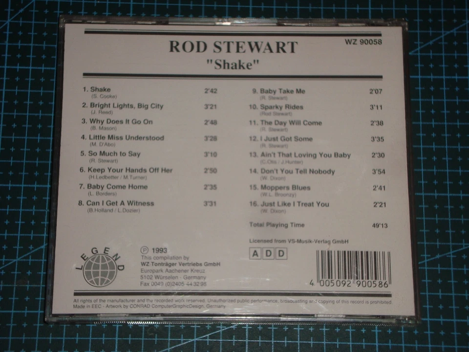 Audio-CD: Rod Stewart “Shake” - Bild 2 von 3