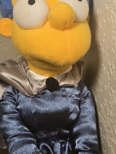 Witch Marge Simpson on Flying Broom Halloween Plush By Sound Applause - Picture 3 of 9