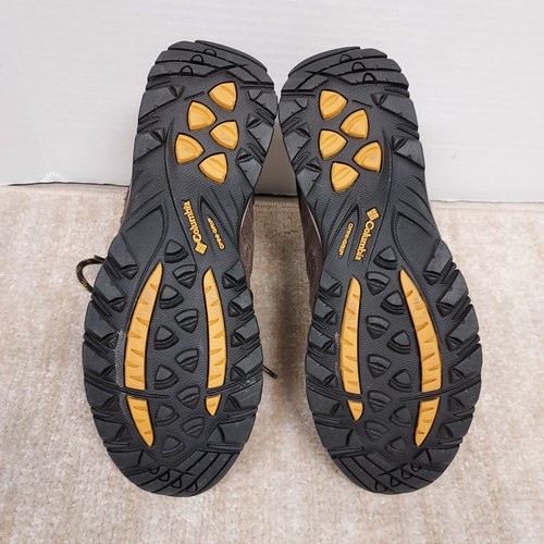 Herren Columbia Omni Grip Knöchel Wanderschuhe Braun Größe 10 Wasserdicht - Bild 3 von 11
