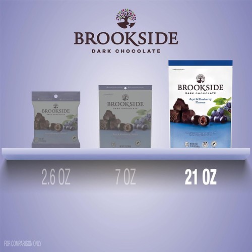 BROOKSIDE Cioccolato Fondente, Acai e Mirtillo Snacking Cioccolato... - Foto 3 di 7