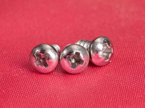CS Spec NOS Nickel Plated Truss Rod Cover Screws (3x) For Gibson Guitars