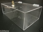 DS-Acrylic Lucite Locking Security Showcase Safe Box Display
