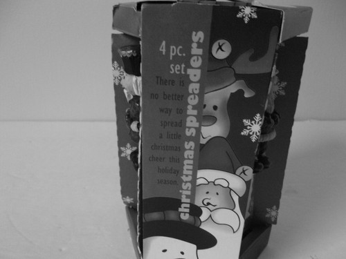 NIB MSC International 4 Piece Christmas Spreaders by Joie de Vivre - Picture 7 of 7
