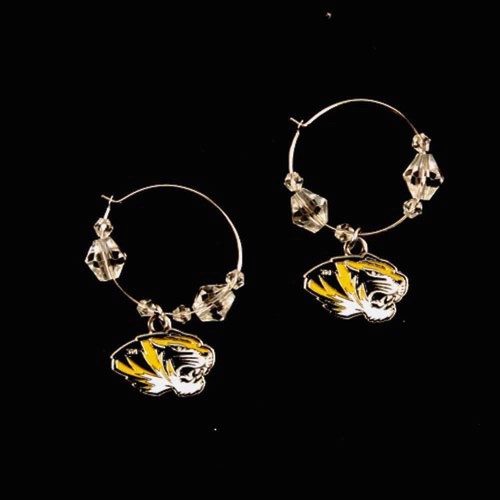 NCAA Hoop Beaded Earrings - Pick Your Team - Picture 6 of 14