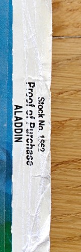 RARE VHS DISNEY CLASSIC BLACK DIAMOND EDITION - Aladdin - Photo 5/9