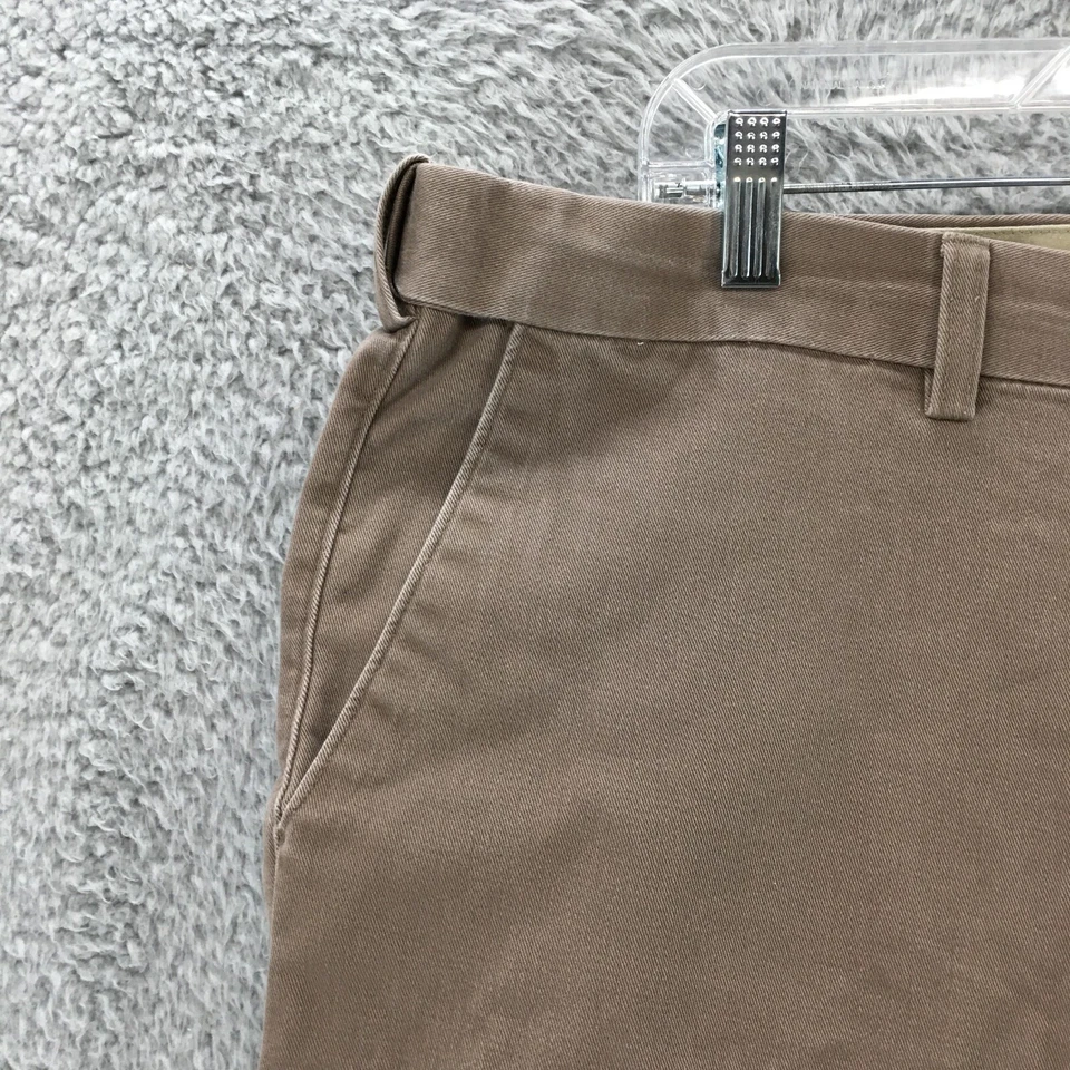 Pantalones chinos rectos Cabelas para hombre 40x34 topo tiro alto bolsillo lateral cremallera mosca informales Foto 3 de 4