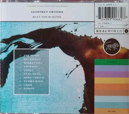 Geoffrey Oryema: Beat the Border. Real World Rcrds CD Album. FAST FREE POST GG - Picture 4 of 4