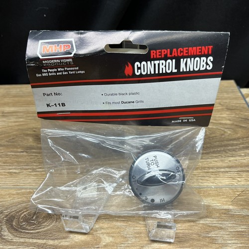 MHP Gas Grill Durable Chrome Face Gas Burner Control Knob K-11B New