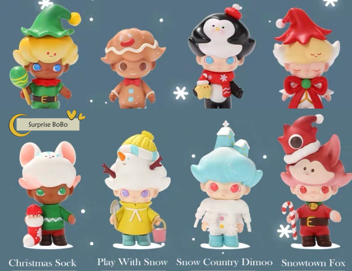 POP MART ポップマート　クリスマス　DIMOO ディムー POPMART Dimoo Christmas 2020 Series Blind Box Confirmed