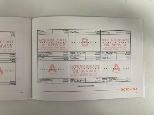 TOYOTA RAV4 SERVICE BOOK YARIS iQ AYGO AURIS COROLLA PRIUS VERSO C-HR RAV4 - Picture 4 of 4