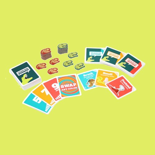 On a Scale of One to T-Rex | a game by exploding kittens | 2-8 players | ages 7+ - Picture 3 of 6