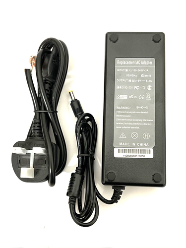 120W Replacement Power Supply 19V , 6.32A PIN Size 5.5mm - 2.5mm with UK Power L - Picture 3 of 7