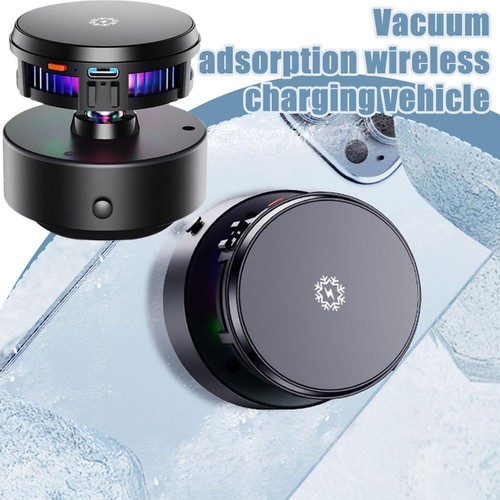 Wireless Charging Car Vacuum Adsorption Bracket with Heat Dissipation Hold D3P7 - Zdjęcie 2 z 13