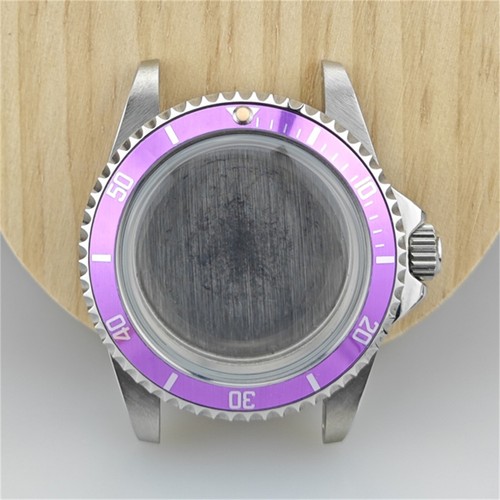 39.5mm Flat Mirror Glass Stainless Steel Case For NH35 NH36 Mechanical Movement - Picture 9 of 20