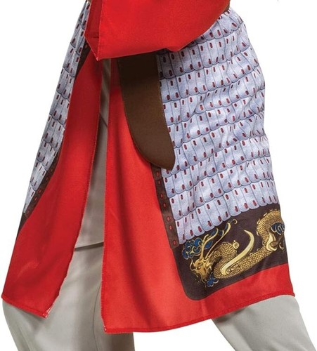 Mulan Costume for Girls, Disney Live Action Movie Hero Dress Up Character 3T-4T - Picture 5 of 5