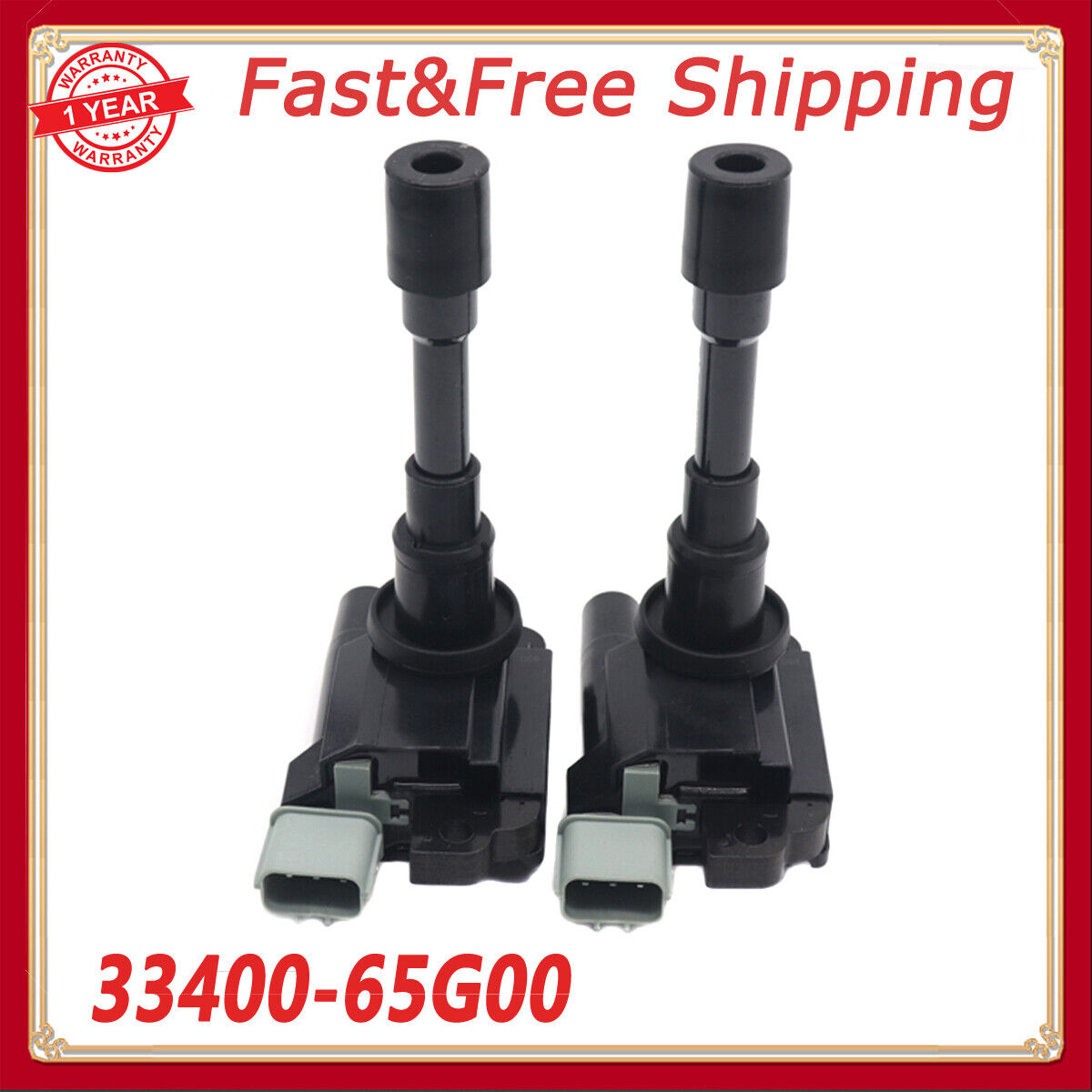 IGNITION COIL X 2 for Suzuki Carry 1999 - 2005 GA413 1.3 IGNITION COIL X 2 for Suzuki Carry 1999 - 2005 GA413 1.3