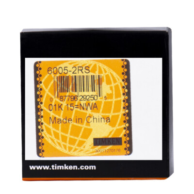TIMKEN 6005-ZZ 2Pcs Double Metal Seal Bearings 25x47x12mm, Pre