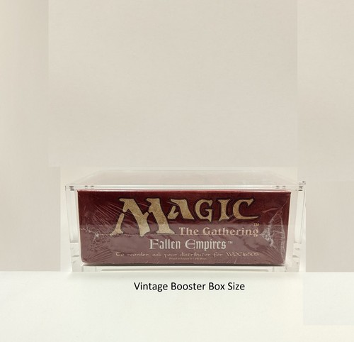 VINTAGE Magic Booster Box magnetische Acryl Hülle Aufbewahrung Display MTG Hülle - Bild 2 von 4