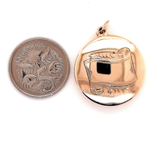 9ct Yellow Gold Locket Pendant - 第 11/12 張圖片