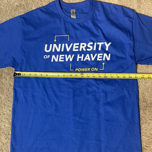 University of New Haven Chargers NCAA T-Shirt Blue Large NWOT - Picture 7 of 8