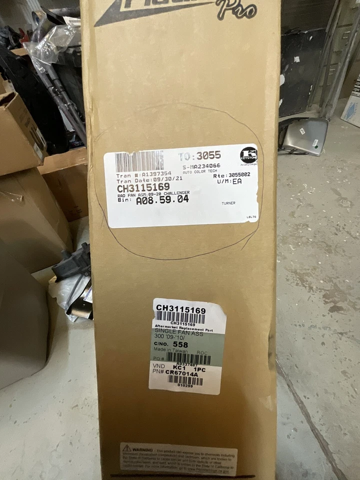 Conjunto de ventilador de refrigeración del radiador para Chrysler 300 Dodge Charger CH3115169 2010-2018 Foto 2 de 3