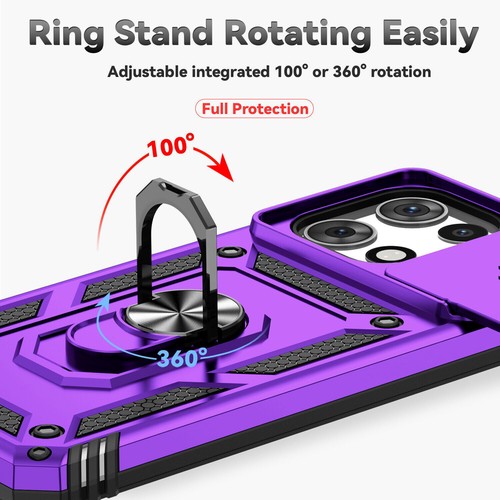 Ring Stand custodia resistente con cover fotocamera scorrevole per Moto G 5G/G Power 5G 2025 - Foto 14 di 91