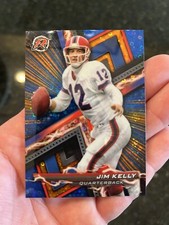 2023 Topps Composite Jim Kelly #92 Resurgence - Blue and Orange Spark Refractor