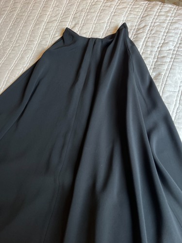 THE ROW Mara Stretch Crepe Maxi skirt in Black- Worth $1650- MUST VIEW!! - Picture 3 of 12