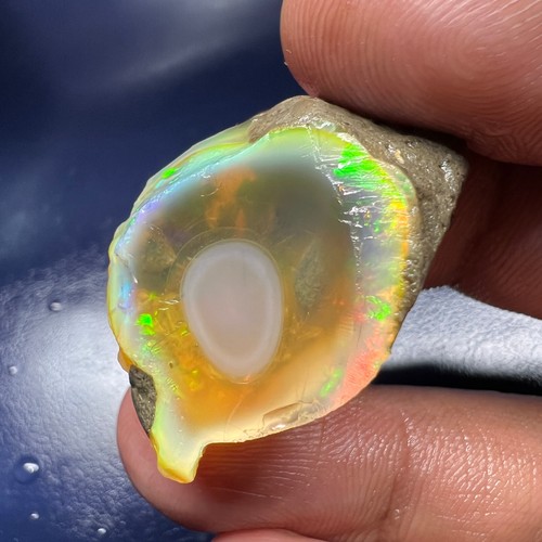 54 Carat Ethiopian opal cabochon, Opal Raw, opal Gemstone , opal rough - Picture 6 of 6