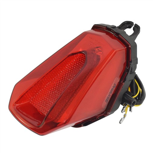E-Mark Red LED Integrated Blinker Taillight For SUZUKI GSX-R 1000 R L7 2017-2023 - Picture 4 of 11