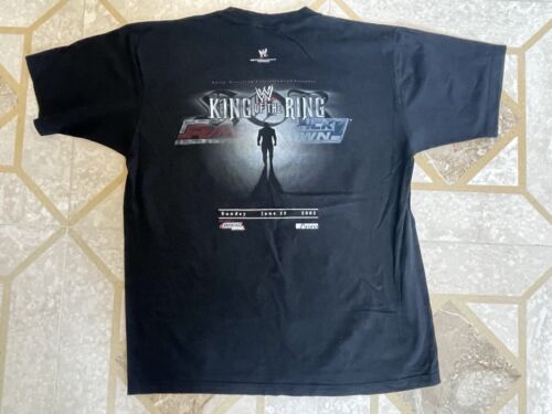 2002 King of the Ring CREW T-Shirt WWE Original Vintage Schwarz XL RAR - Bild 2 von 4