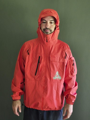 Palace Goretex Cargo jacket Sz Large Orange - Picture 20 of 21