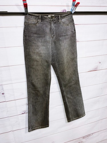 Coldwater Creek Womens Denim Jeans Size 10 Classic Fit Black Gray 5 Pockets - Picture 2 of 8