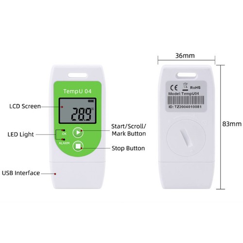 Temperature Recorder USB Temp Data Logger W/PDF SCF Report For Refrigerator AU - Picture 2 of 12