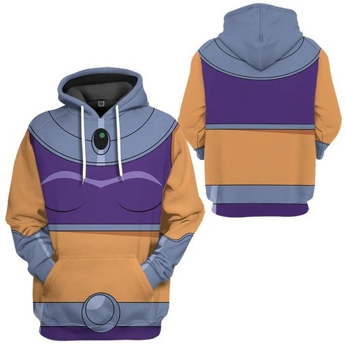 Cosplay Teen Titans Robin Starfire Cyborg 3D Hoodies Adult Sweatshirts Jackets - Picture 10 of 12