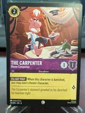 The Carpenter Dinner Companion 44/204 Disney Lorcana Azurite Sea TCG NonFoil NM