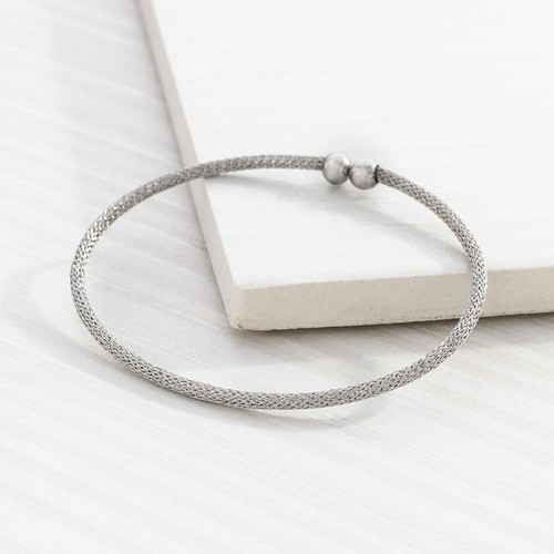 Silpada B3318 Sterling Silver Tuscany Cuff Flexible Bracelet Bangle - 第 1/12 張圖片