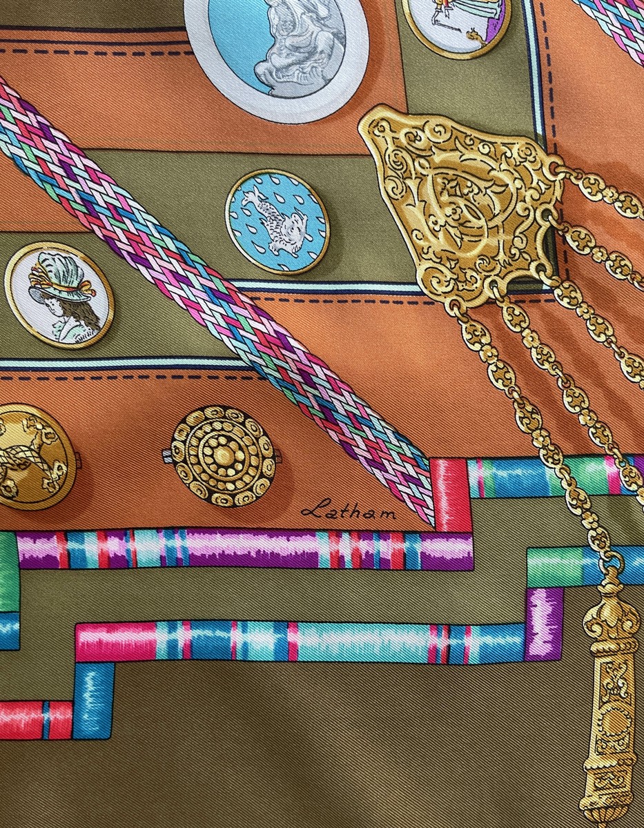 美品 HERMES エルメス オリーブ スカート セリエ 巻き サファリ 【公式