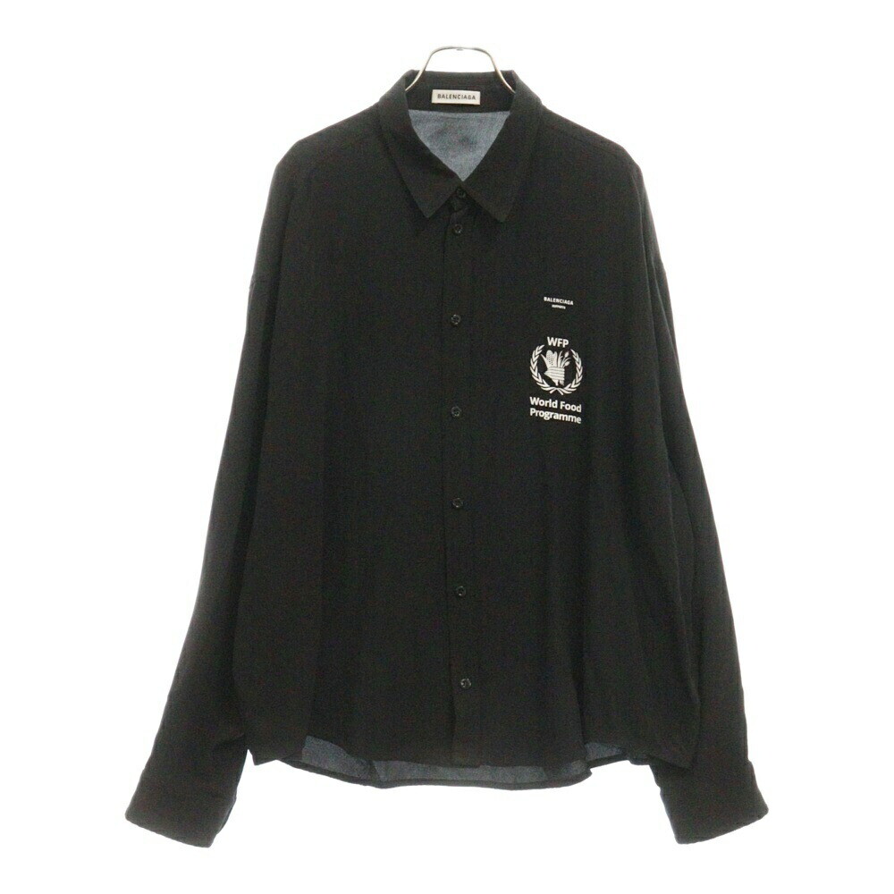 BALENCIAGA バレンシアガ WFP シャツ 542894 TCN05 BALENCIAGA(バレンシアガ) WFPプリントオーバーサイズシャツ