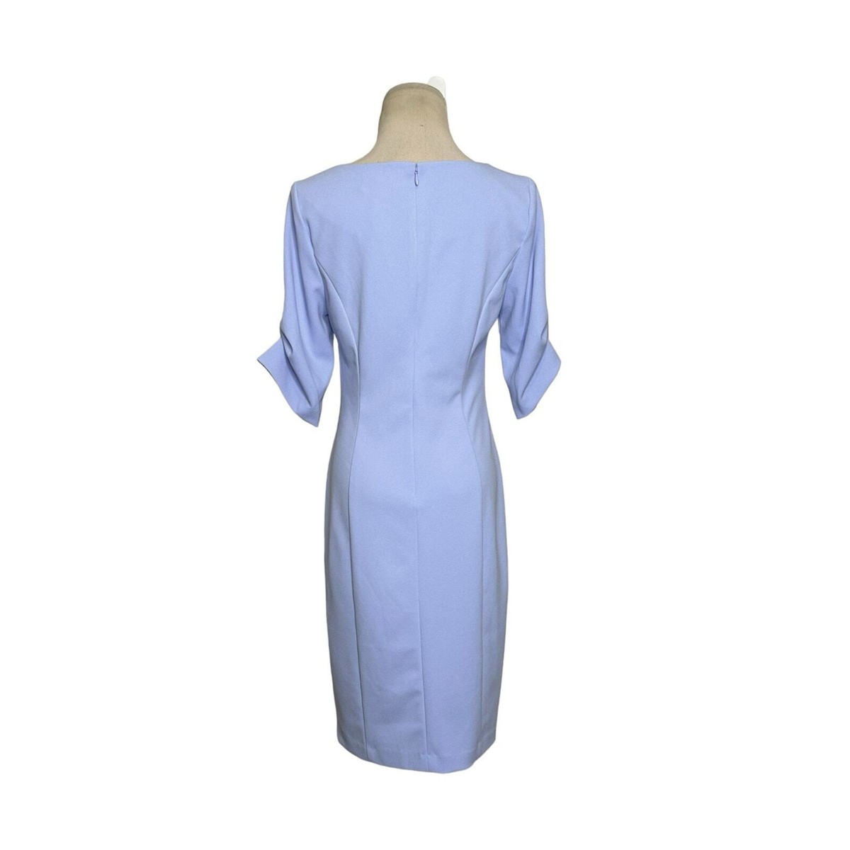 DKNY Light blue short sleeves sheath dress size 4 | eBay