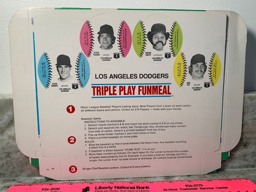 Burger Chef Triple Play Funmeal Baseball Trading Card Set Each Sold Separately  - Picture 51 of 101