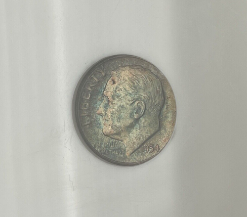 1954 SILVER ROOSEVELT DIME NGC CERTIFIED MS67 - Picture 9 of 11