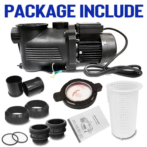Pool Pump 3.0HP 10038 GPH Flow Circulation for Saltwater Pools, Energy Efficient - Picture 11 of 11