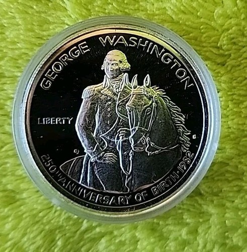 VEREINIGTE STAATEN 1982 GEORGE WASHINGTON SILBER PROOF HALF DOLLAR  - Bild 1 von 5