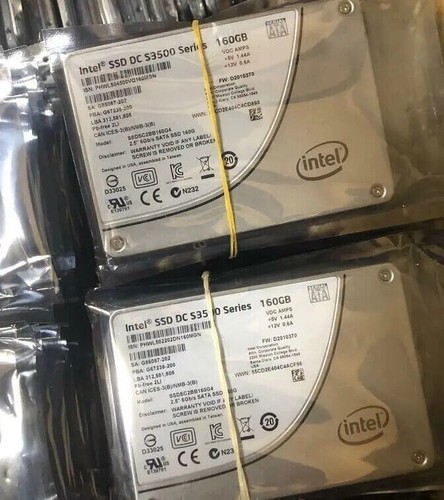 Intel S3500 Series 160GB SSD 2.5'' SATA 6Gb/s SSDSC2BB160G4 Solid State Drive - Picture 1 of 3