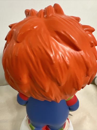 Gemmy Chucky Blow Mold 12" Halloween Decor Childs Play Universal Studios Lighted - Bild 13 von 19