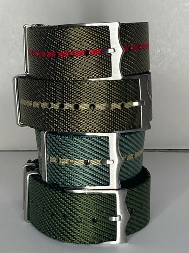WISCASSET WATCH STRAPS Premium One-Piece Woven Military Strap (FREE SHIPPING) - Picture 26 of 40