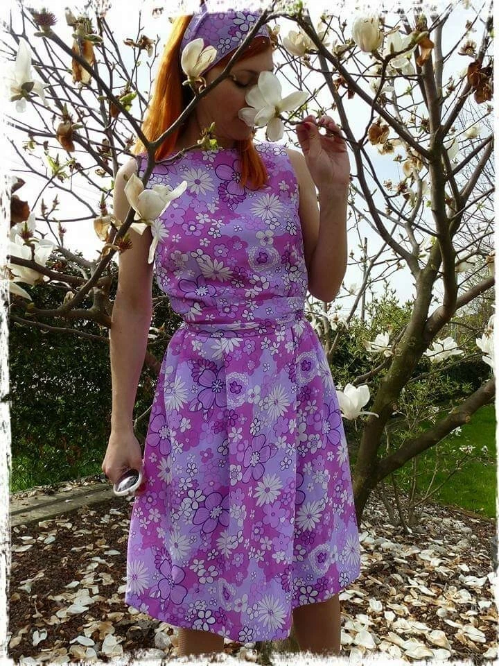 Vestito anni 50 modello Marlene sartoriale fatto a mano swing