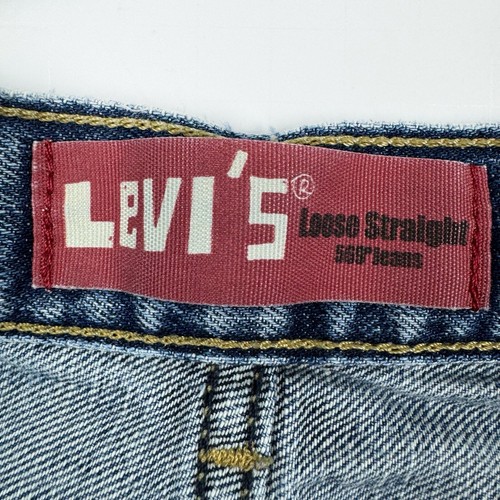 Levi's 569 Jeans Loose Straight Fit Boy's Size 25 x 27 Blue Denim - Picture 13 of 19