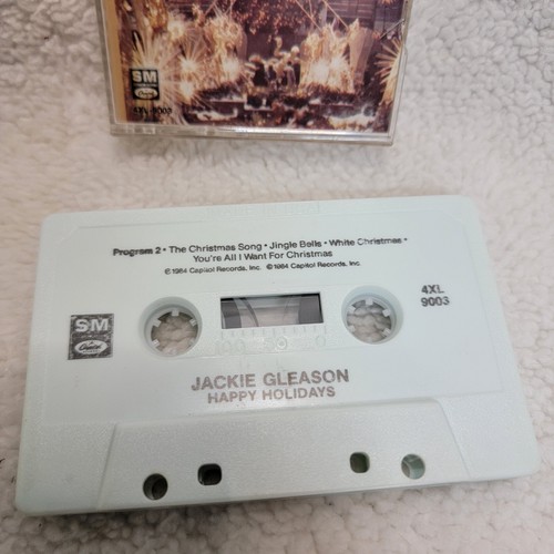 Jackie Gleason Happy Holidays (Cassette 1984 Capitol) - Picture 2 of 8